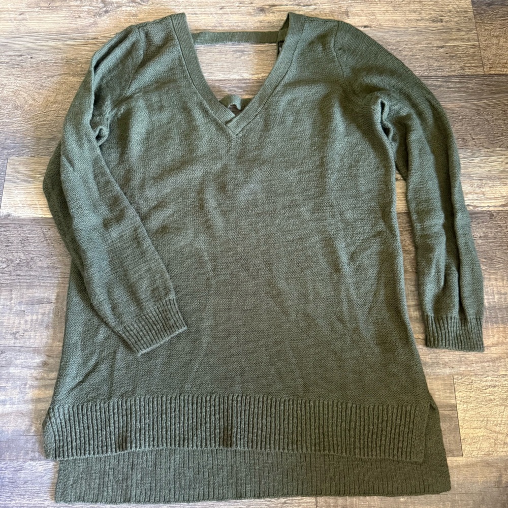 Torrid Women's Olive V-Neck Sweater
